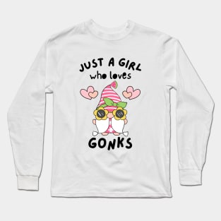 Just A Girl Who Loves Gonks Summer Long Sleeve T-Shirt